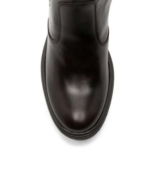 Nero Giardini Black Elasticated Side-Panel Ankle Boots