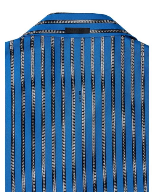 Camicia di Versace in Blue da Uomo