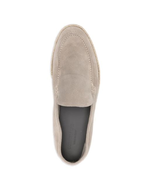 Corneliani White Espadrille Sole Loafers for men