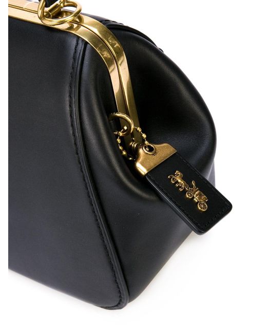 COACH Handtasche mit Schnappverschluss in Schwarz | Lyst DE