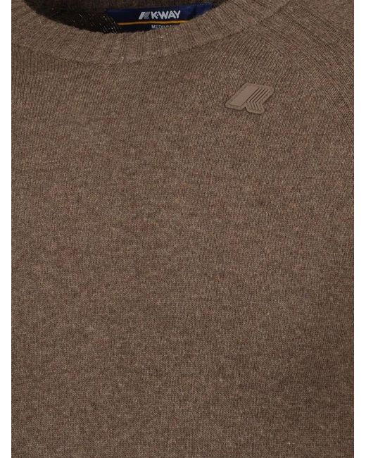 K-Way Brown Sebas Sweater for men