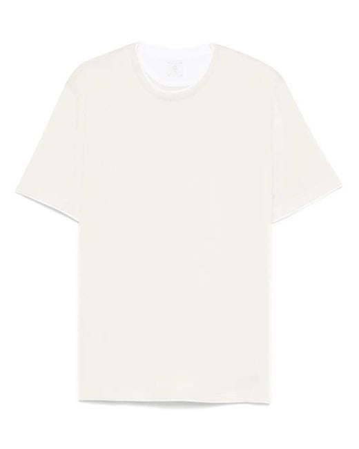 Eleventy White Bordini T-Shirt for men