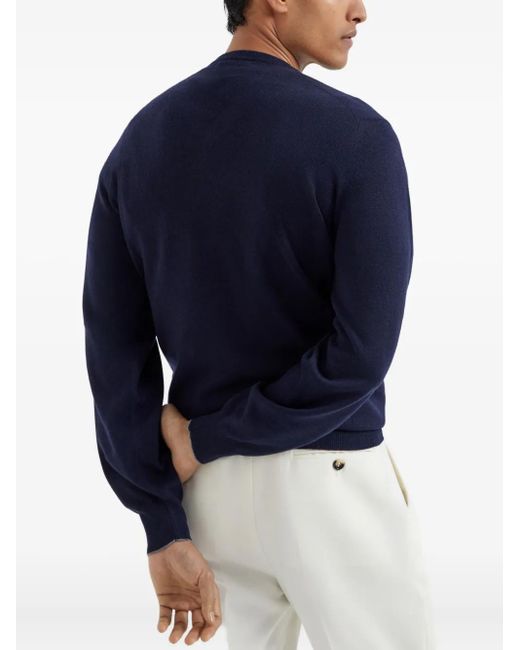 Brunello Cucinelli Blue Sweaters for men