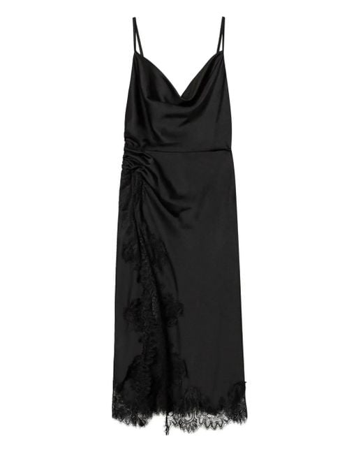 Twinset レーストリム ドレス Black