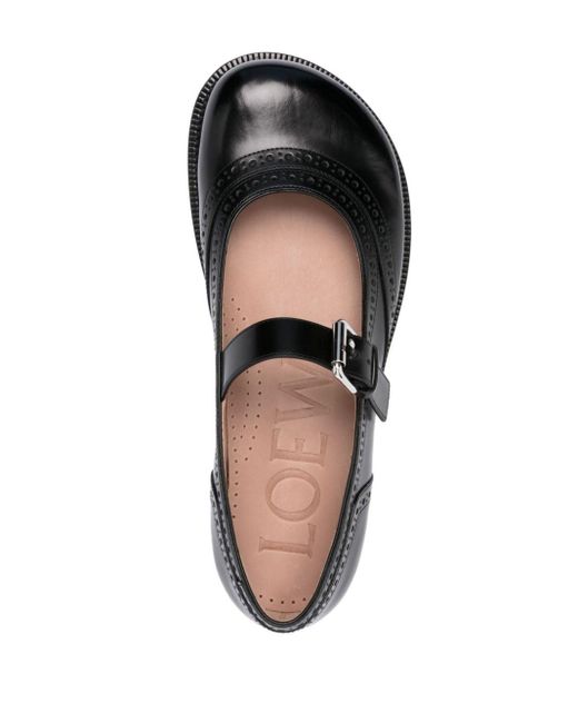 Zapatos Mary Jane Campo Loewe de color Black
