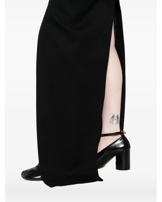 Rick Owens サイドスリット マキシスカート Black