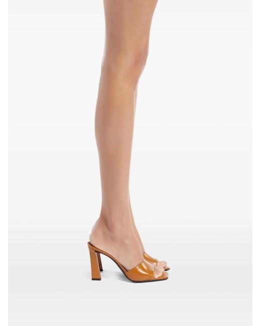 Giuseppe Zanotti Talia 90mm ミュール Brown