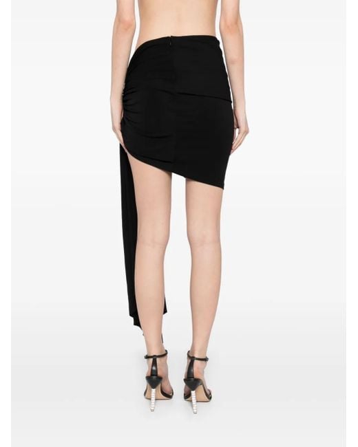Christopher Esber Black Arced Nicro Skirt