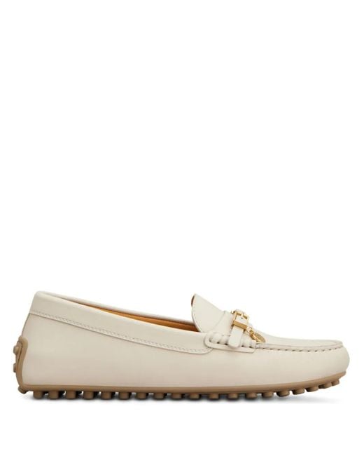 Tod's Natural Leather Loafers