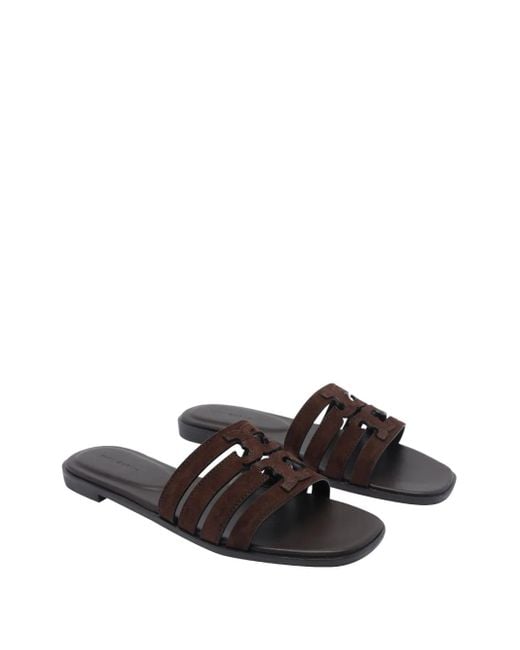 Tory Burch White Ines Slides