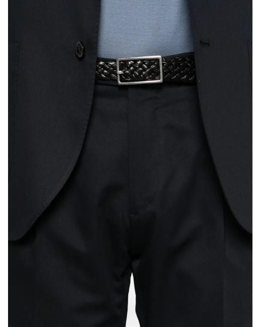 Boglioli Black Notched-Lapel Blazer for men