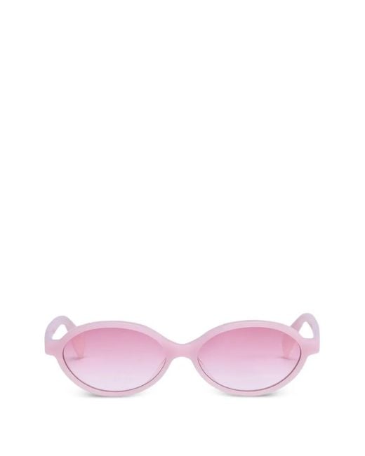Viktor & Rolf Pink Oval-Frame Sunglasses