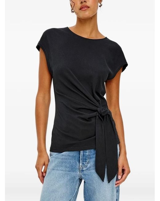 Rails Black Gabbie Tie-Waist T-Shirt