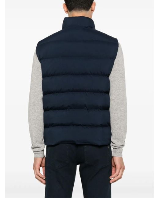 Fay Blue Gancini-Buckle Gilet for men