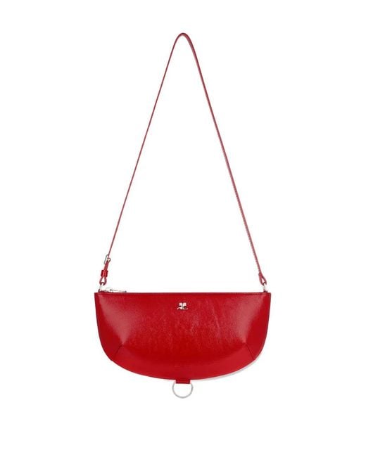 Borsa A Spalla Holy Eclipse di Courreges in Red