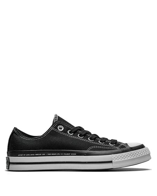 Converse Black X Moncler Chuck Taylor All Star 70 "Fragment Design" Sneakers