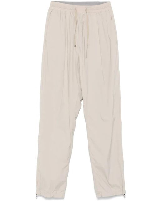 Herno Broek Met Toelopende Pijpen in het White