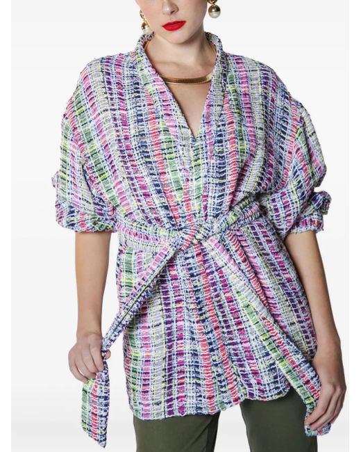 Lethicia Bronstein Pink Tweed-Jacke