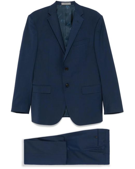 Corneliani Blue Single-Breasted Suit for men