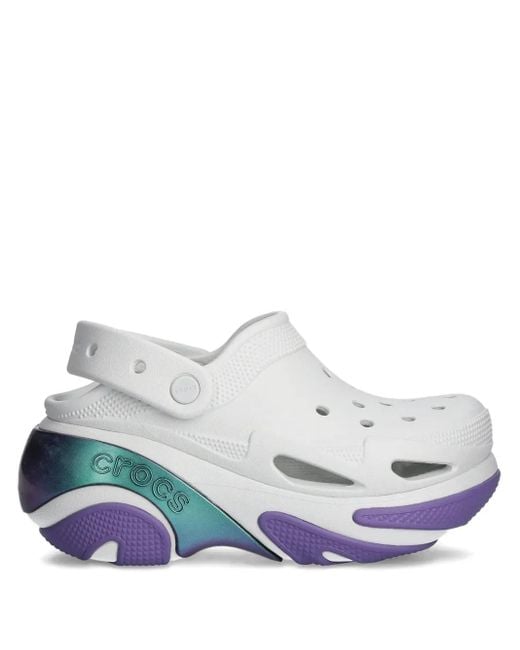Chaussures Bubble Crush Clog À Plateforme CROCSTM en coloris White