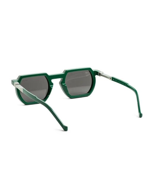 VAVA Eyewear Green Square-Frame Sunglasses