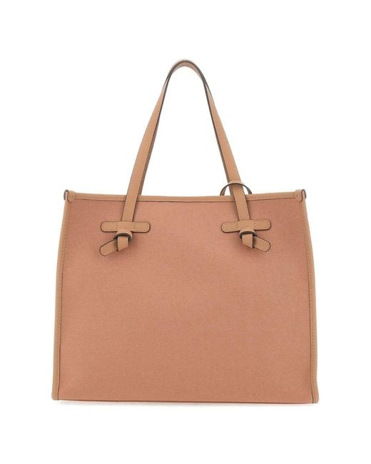 Gianni Chiarini Natural Knot-Detail Tote Bag