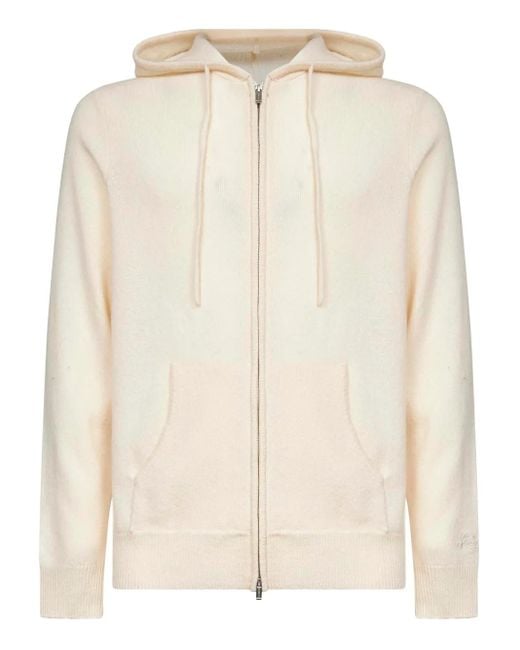 Mc2 Saint Barth Hoodie Met Trekkoord En Rits in het Natural voor heren