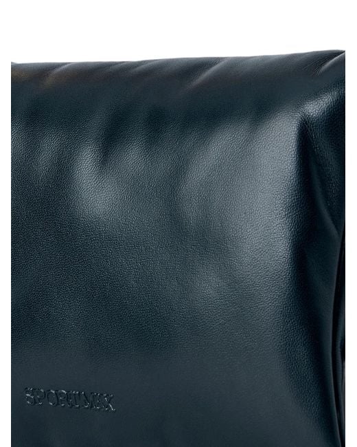 Sportmax Blue Mini Sculptural Chain-Strap Shoulder Bag