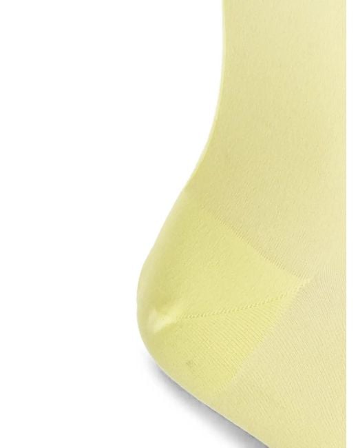Issey Miyake Yellow Transparent Knee-High Socks