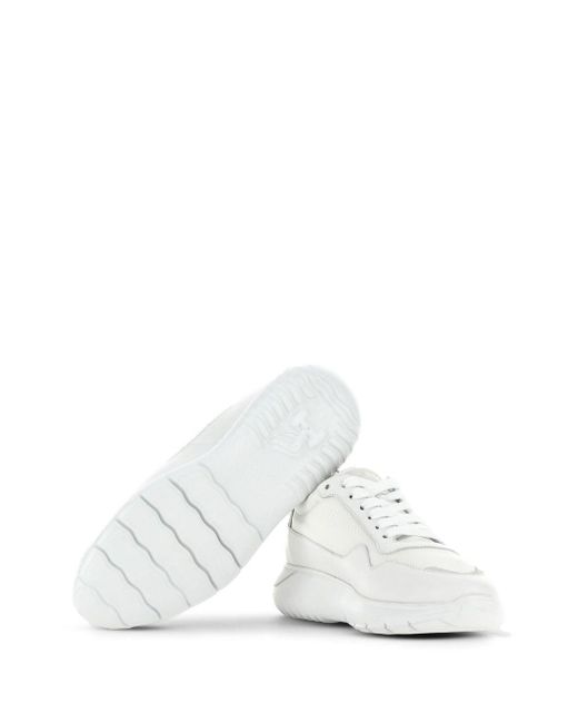 Hogan White Interactive 3 Lace-up Sneakers for men
