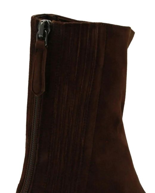 Aquazzura Brown Pointed-Toe Ankle Boots