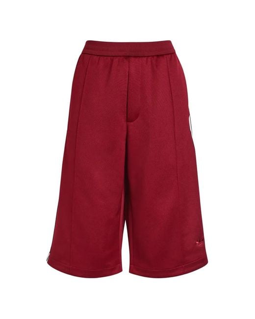 Adidas Logo-Embroidered Knee-Length Shorts