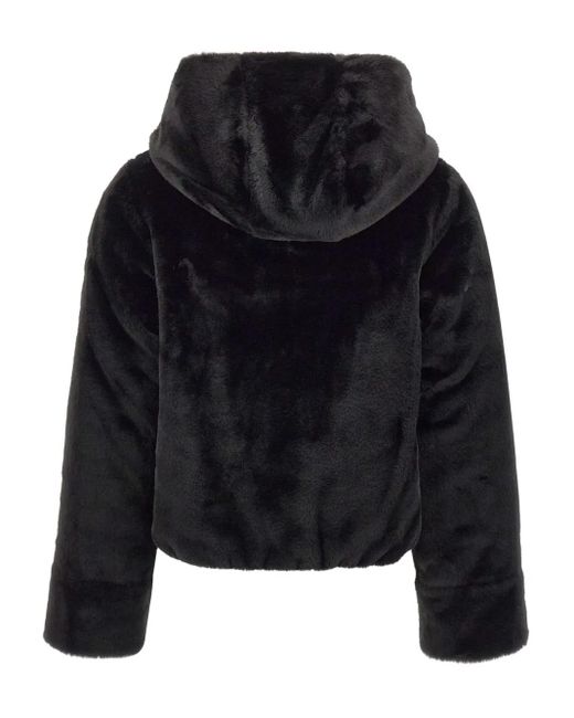 Colmar Blue Faux-Fur Hooded Jacket