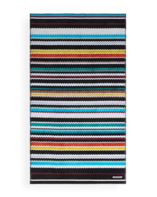 Missoni Blue Curt Cotton Beach Towel