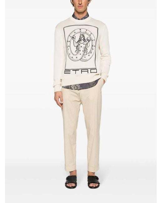 Etro White Sweaters for men