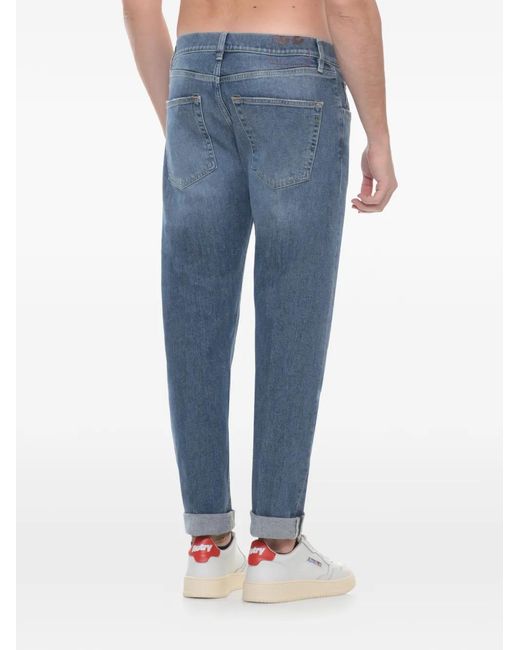 Dondup Blue Five-Pocket Trousers for men