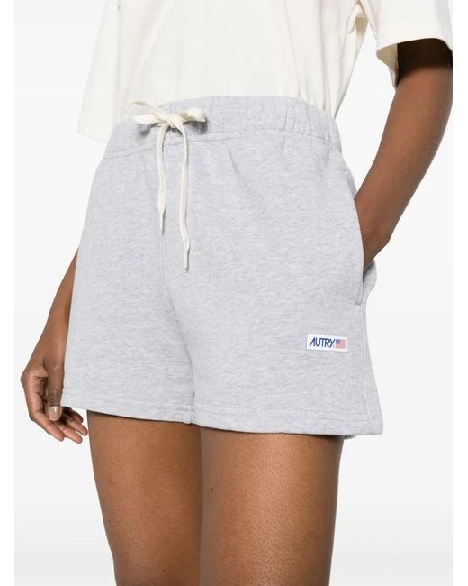 Bermudas Con Parche Del Logo Autry de color Blue
