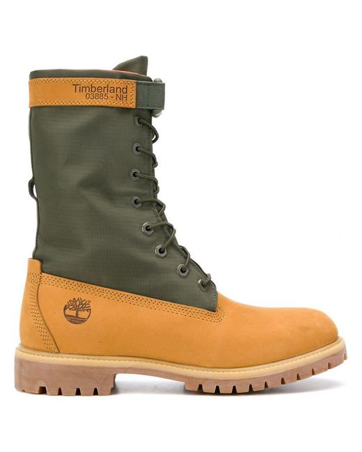 Timberland Yellow Special Release Mixed Media Gaiter Boots for men