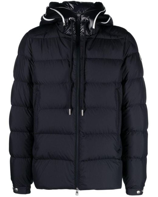 Moncler Blue Cardere Short Down Jacket for men