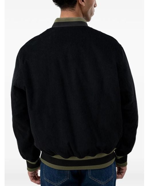 HUGO Black Varsity Jacket for men