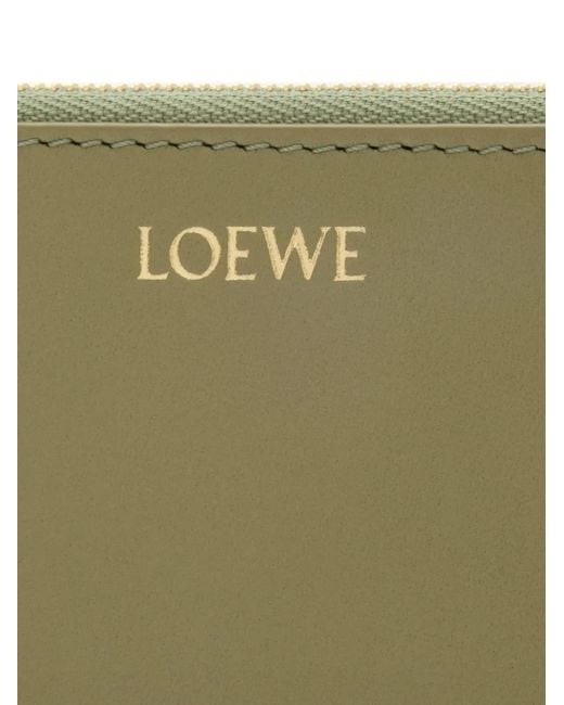 Loewe Green Knot Zip-Fastening Wallet