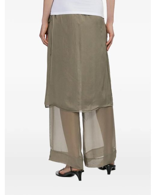 Paloma Wool Gray Pantalon Low Silk Archive