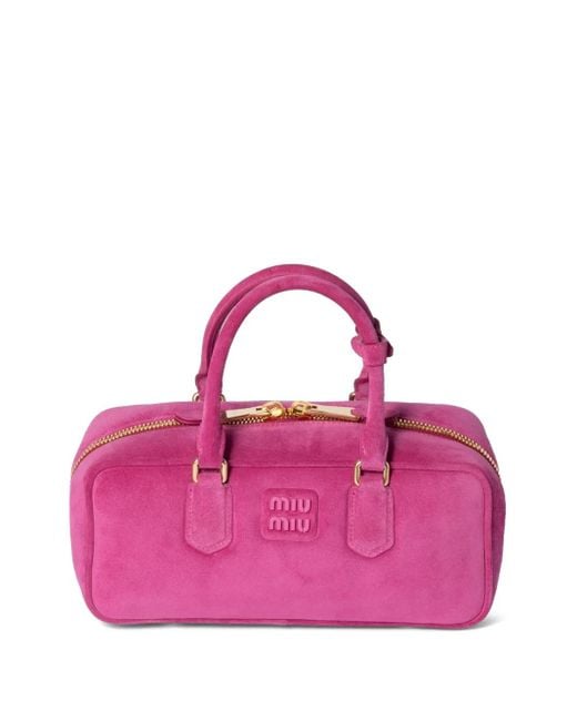 Miu Miu Pink Arcadie Tote Bag