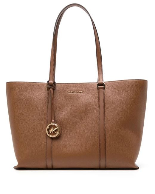Michael Kors Temple ハンドバッグ L Brown