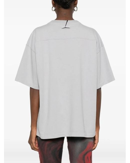 Jean Paul Gaultier White Graphic-Print T-Shirt