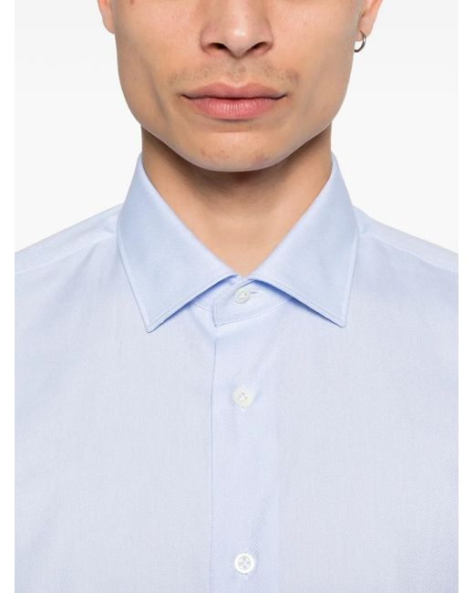 Mazzarelli White Buttoned Shirt for men