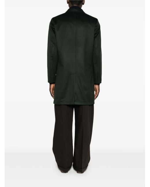 KIRED Black Reversible Button-Up Coat for men