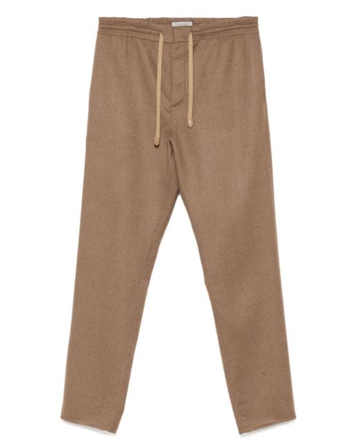 Canali Natural Drawstring Trousers for men