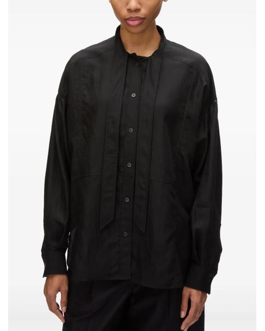 3.1 Phillip Lim Black Poplin Shirt