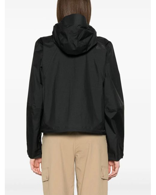 The North Face Black Packbare Regenjacke